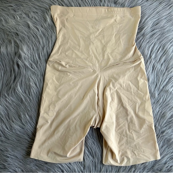 Maidenform Flexees Shapewear Womens Size Small Beige High Waist Thigh Slimmer - Picture 7 of 7